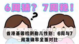 香港基因检测胎儿性别：6周与7周准确率全面对比 